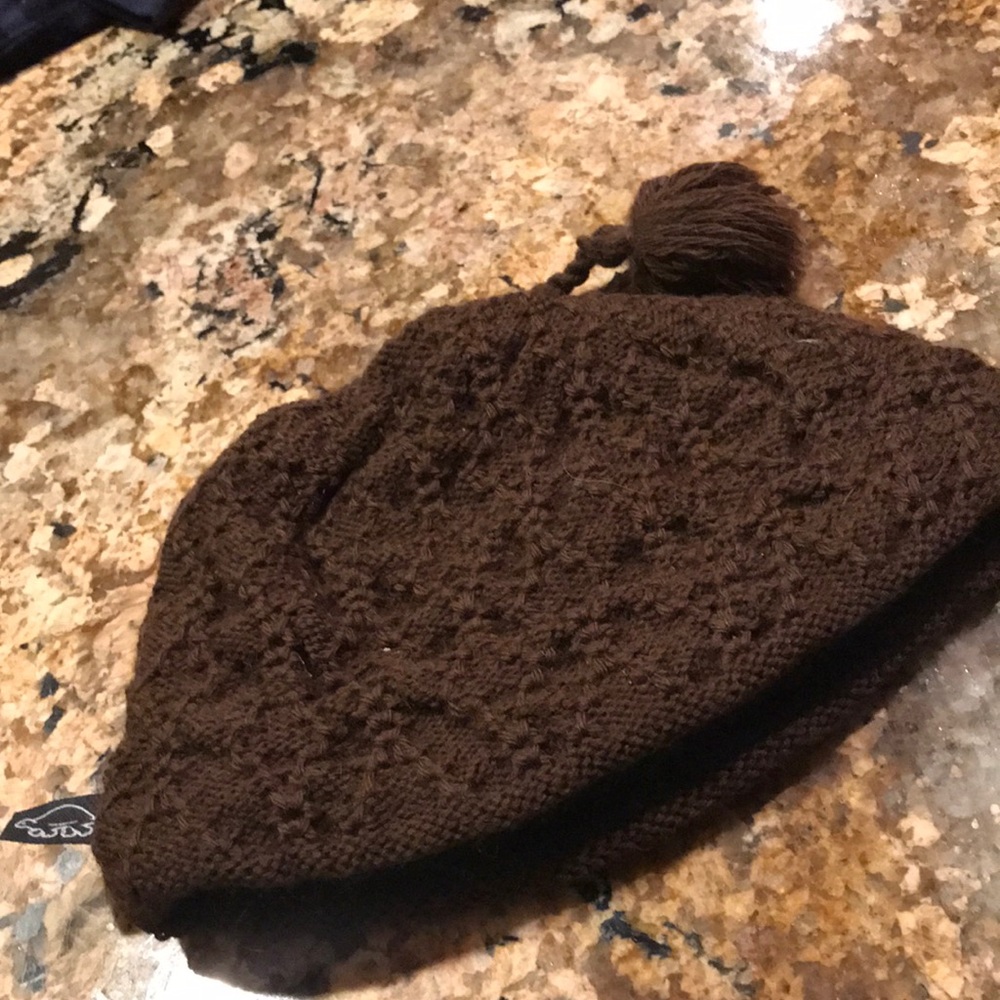 NWOT Kid’s Turtle wool hat tassel Fleece lined